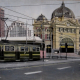 Flinders Street Station Oil Painting