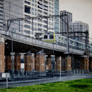 Overhead train line