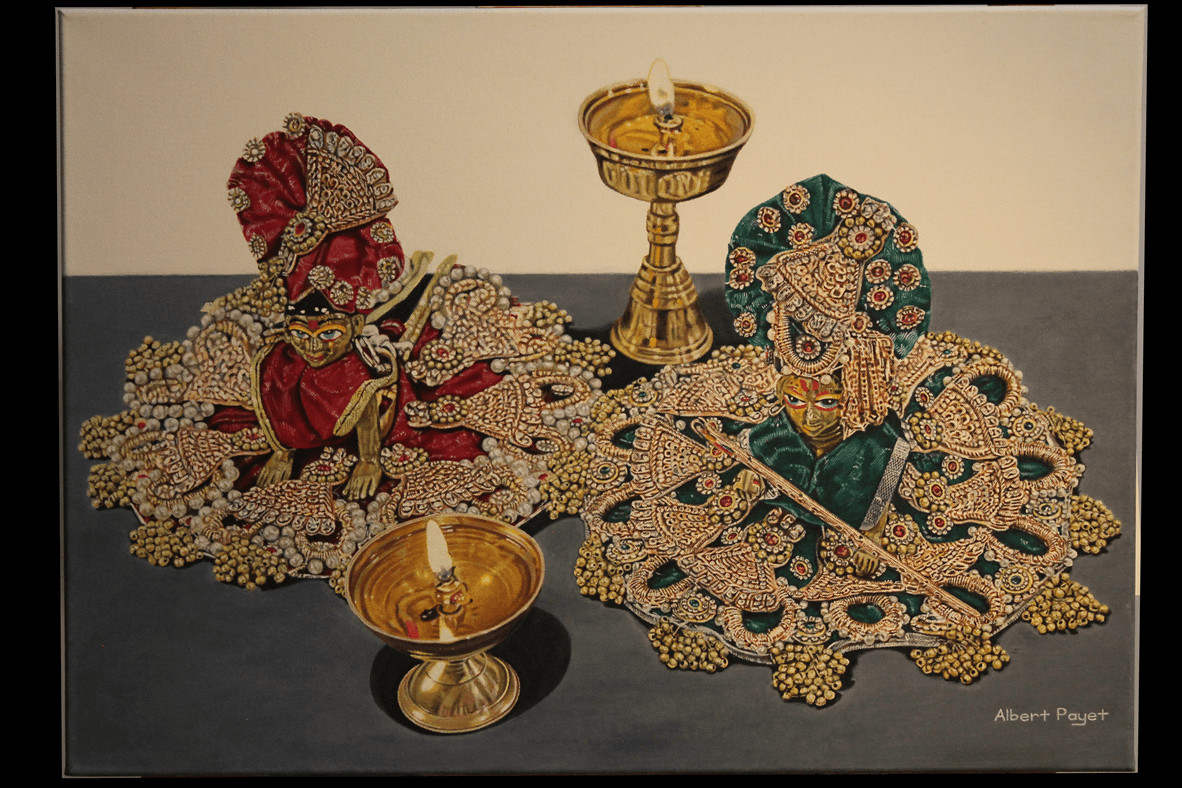 Laddu Gopal and Radha Rani